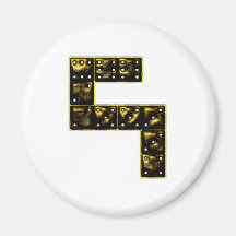 domino fridge magnets