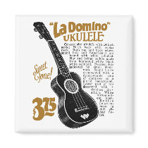Domino Uke Ad Magnet