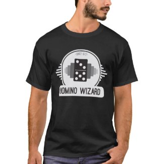 Domino Wizard Official Logo Shirt - Black shirt