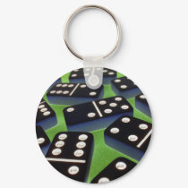 Dominoes Keychain 007