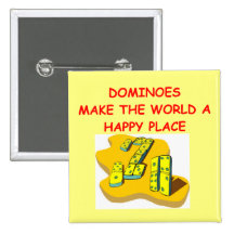 dominoes pinback button