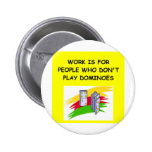 DOMINOES player Pinback Button