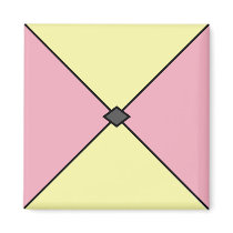 Dominoes TAG Tile - Type 1 - No. 3 (of 24) Fridge Magnet