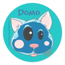 Domo The Kitty stickers