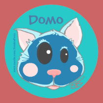 Domo The Kitty stickers