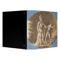 Don Giovanni and the statue of the Commandantore Vinyl Binder