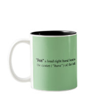 "DON" mug - Kuchishowa coffee mug for Righties