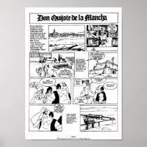 DON QUIJOTE DE LA MANCHA - CÓMIC-Página 01 Poster