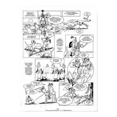 DON QUIJOTE DE LA MANCHA - CÓMIC-Página 09 Poster by QUIXOTEdotTV