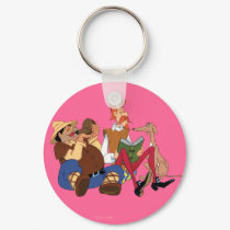 DON QUIJOTE & SANCHO - 400 Years llavero keychains by QUIXOTEdotTV DON QUIJOTE & SANCHO - 400 Years llavero keychains