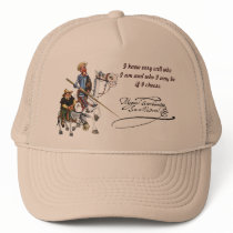 DON QUIJOTE, SANCHO, Cervantes Gorra visera Trucker Hats