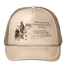 DON QUIJOTE, SANCHO, Cervantes Gorra visera Trucker Hats