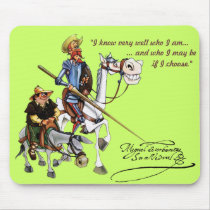 DON QUIJOTE, SANCHO, ROCINANTE y RUCIO - Cervantes mousepads