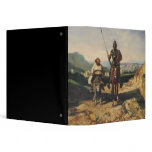 Don Quixote and Sancho binders
