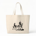 Don Quixote and Sancho Panza bags