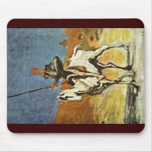 Don Quixote And Sancho Panza By Daumier Honoré (Be Mousepad