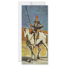 Don Quixote And Sancho Panza By Daumier Honoré (Be Rack Card