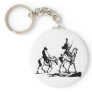 Don Quixote and Sancho Panza Key Chain
