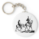 Don Quixote and Sancho Panza keychains