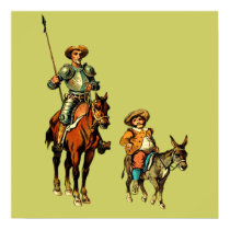 Don Quixote and Sancho Panza posters by PastLives Don Quixote and Sancho Panza posters