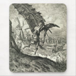 Don Quixote and the Windmills Mousepads
