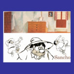 DON QUIXOTE- Cartoon animation Background (1979) postcards