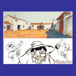 DON QUIXOTE- Cartoon animation Background (1979) postcards