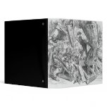 Don Quixote fighting the puppets binders