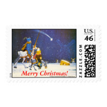 DON QUIXOTE - Merry Christmas!, Stamp - Sellos