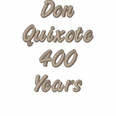DON QUIXOTE-Polo Embidery-400 Years bordado by QUIXOTEdotTV