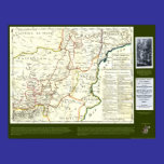 Don Quixote Route Map - Cervantes posters