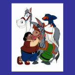 DON QUIXOTE' s FRIENDS - 400 years - Cervantes postcards