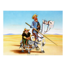 DON QUIXOTE & SANCHO -IVth. Centenary Poster posters