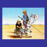 DON QUIXOTE & SANCHO -IVth. Centenary Poster posters
