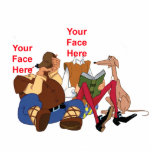 DON QUIXOTE &amp; SANCHO Templates Photo Cutouts