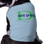Don Sphynx Cat Monogram Design Dog Tee Shirt