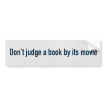 Don’t judge a book by its movie bumper stickers