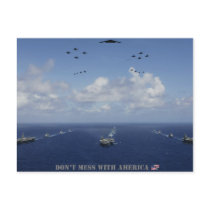 DON’T MESS WITH AMERICA Postcard