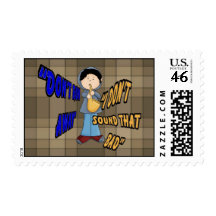 Don’t Run Away I Don’t Sound That Bad Postage Stamp