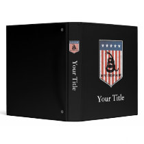 Don’t Tread on Me binders by guardart Don’t Tread on Me binders
