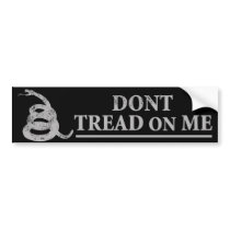 Don’t Tread on Me bumper stickers by guardart Don’t Tread on Me bumper stickers
