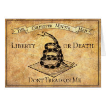 Don’t Tread on Me Cards
