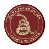 Don’t Tread on Me magnets by reflexart Don’t Tread on Me magnets