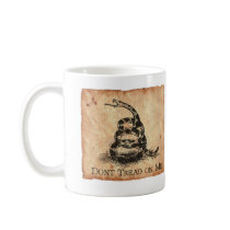 Don’t Tread on Me mugs by reflexart Don’t Tread on Me mugs