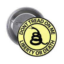 Don’t Tread on Me Pinback Buttons