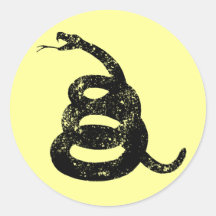 Don’t Tread on Me Round Sticker