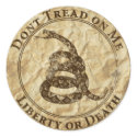 Don’t Tread on Me stickers
