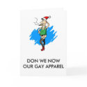 Don We Now Our Gay Apparel cards by HumorDirect Don We Now Our Gay Apparel cards