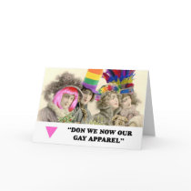 Don We Now Our Gay Apparel Christmas Cards