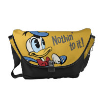 Donald Duck - Nothin' to it! Courier Bag at Zazzle